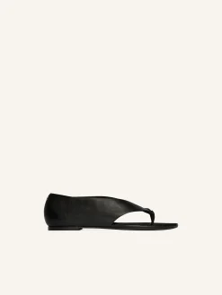 BALLERINES OUVERTES EN CUIR