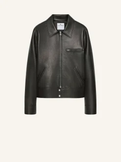 BLOUSON ZIPPÉ EN CUIR