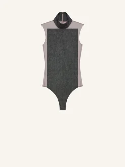 BODY CARRÉ MAGIQUE COL MONTANT DENIM