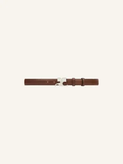 CEINTURE AC EN CUIR GRAINÉ