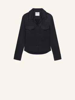 CHEMISE EN SATIN 2 POCHES