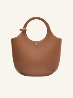HOLY BAG MEDIUM EN CUIR GRAINÉ