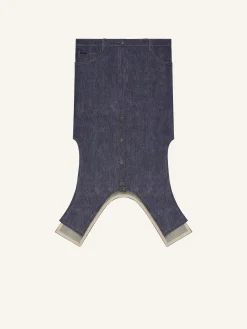 JUPE LONGUE INVERSÉE EN DENIM