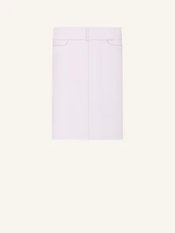 JUPE MIDI CEINTURÉE