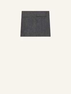 MINI JUPE CEINTURÉE EN DENIM
