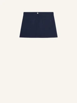 MINI JUPE 2 POCHES EN TWILL