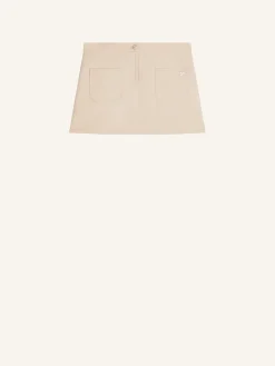 MINI JUPE 2 POCHES EN TWILL