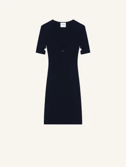 MINI ROBE CUT-OUT EN MAILLE