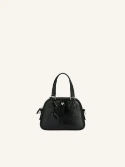 MINI SAC BOWLING AC EN CUIR NAPLACK