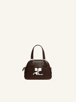 MINI SAC BOWLING EN CUIR LISSE