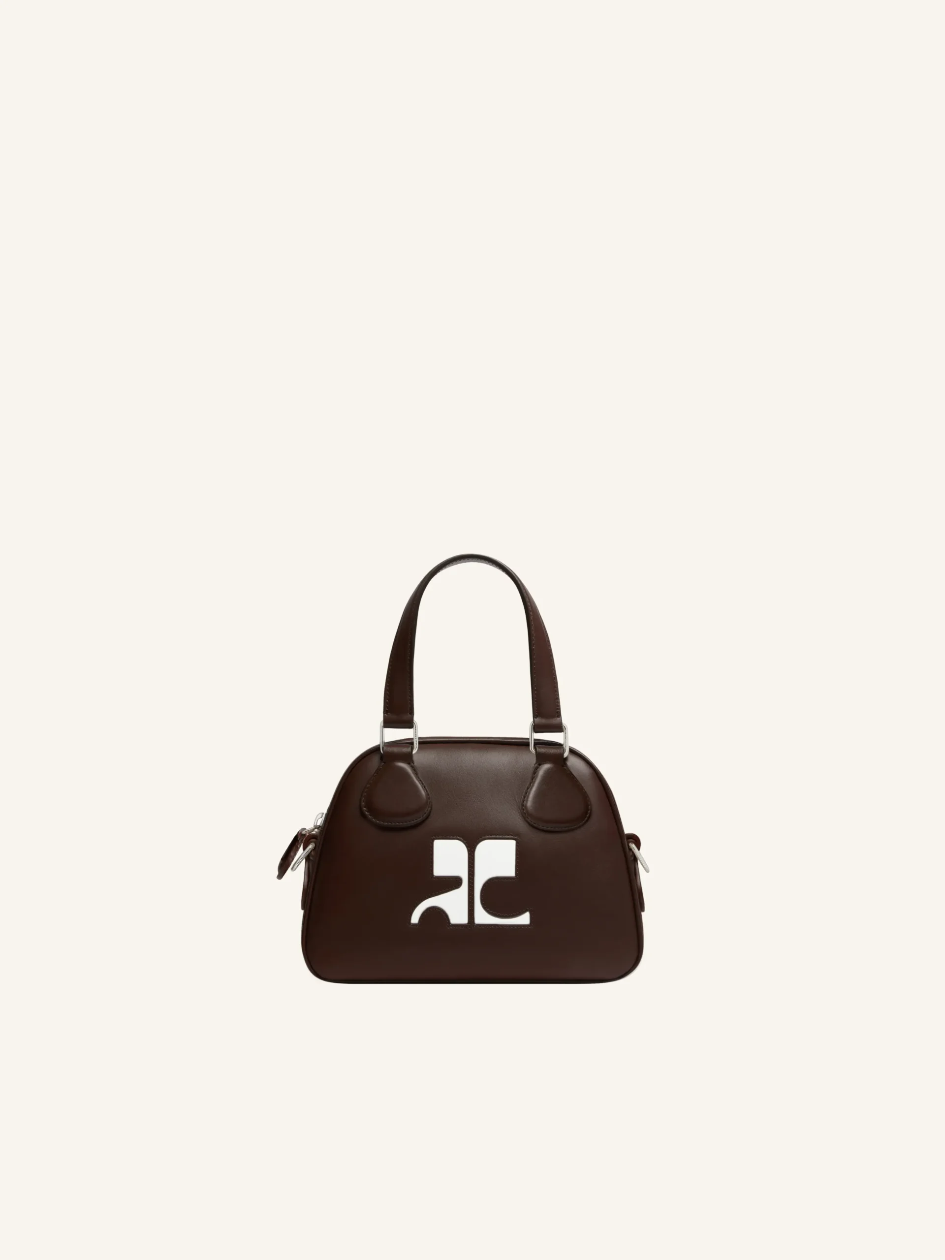MINI SAC BOWLING EN CUIR LISSE