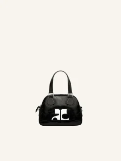 MINI SAC BOWLING EN CUIR NAPLACK