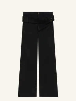PANTALON CEINTURÉ EN DENIM