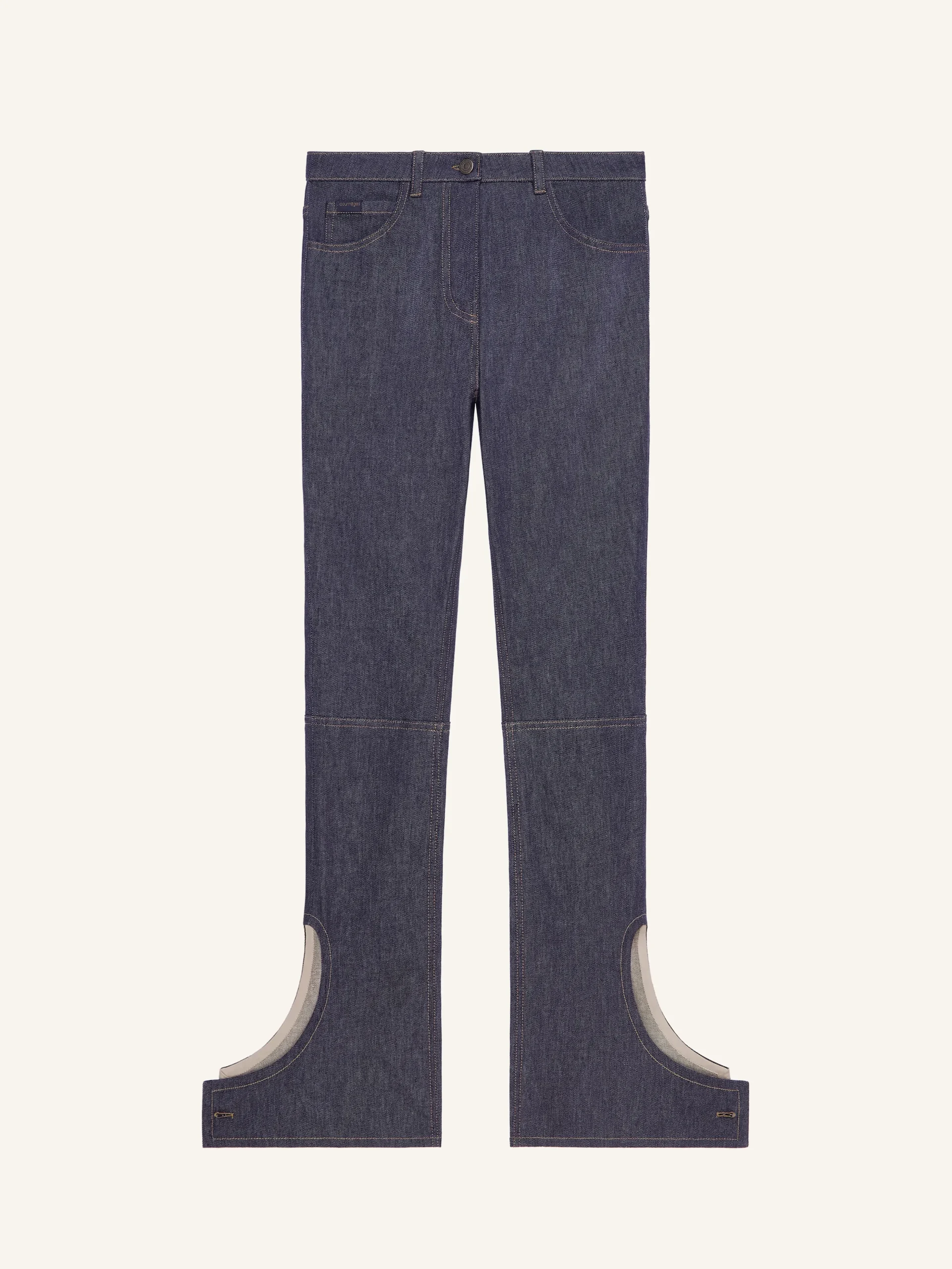 PANTALON INVERSÉ EN DENIM