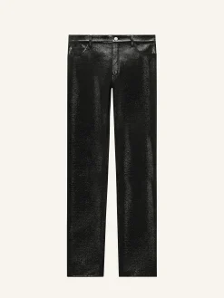 PANTALON 5 POCHES EN VINYLE