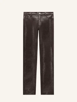 PANTALON 5 POCHES EN VINYLE