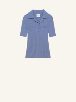 POLO ICONIQUE EN MAILLE CÔTELÉE
