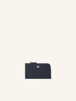 PORTE CARTE ZIPPÉ EN CUIR