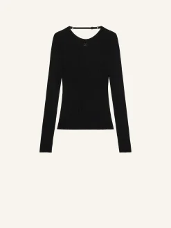PULL EN MAILLE DÉTAIL LINGERIE