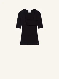 PULL INFINI MANCHES COURTES