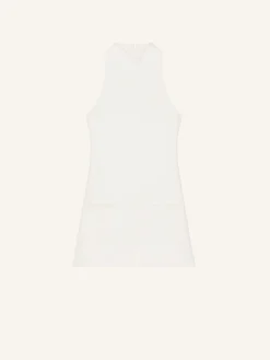 ROBE TRAPÈZE EN TWILL SANS MANCHES