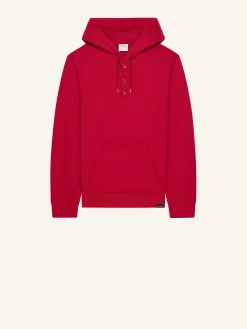 SWEAT À CAPUCHE BOUTONNÉ