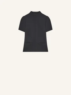 TOP COL MONTANT EN TWILL