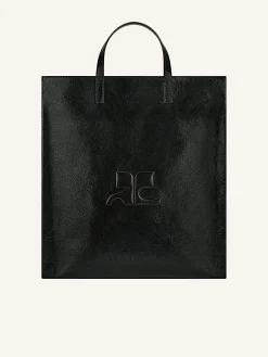 TOTE BAG AC EN CUIR NAPLACK