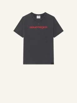 T-SHIRT AC IMPRIMÉ DELAVÉ